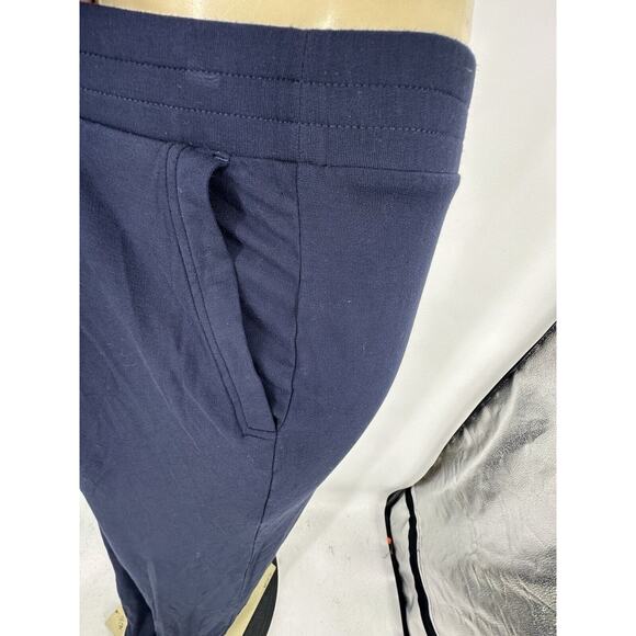 Pure Jill Plus Size 3X Eco Terry Pants Blue Stretch Pockets Pull On Comfy 26-19 - Picture 4 of 10